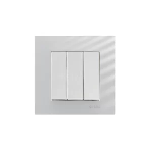 کلید و پریز ویرا مدل کریستال رنگ سفید