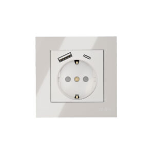 پریز usb ویرا مدل کریستال